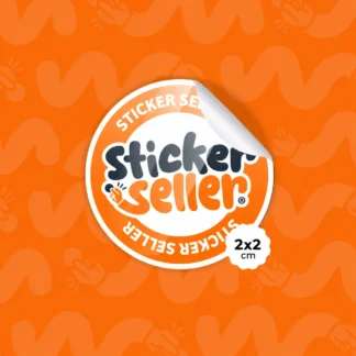 Sticker Circular 2x2cm Personalizado