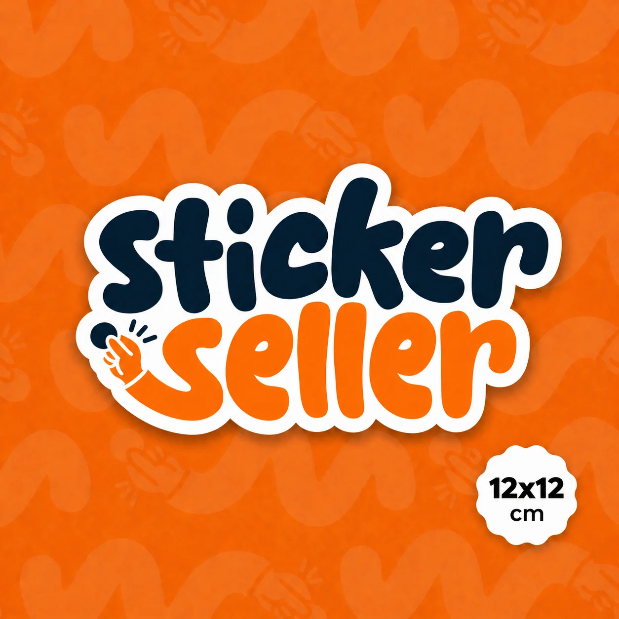 Sticker Troquelado 12x12cm Personalizado