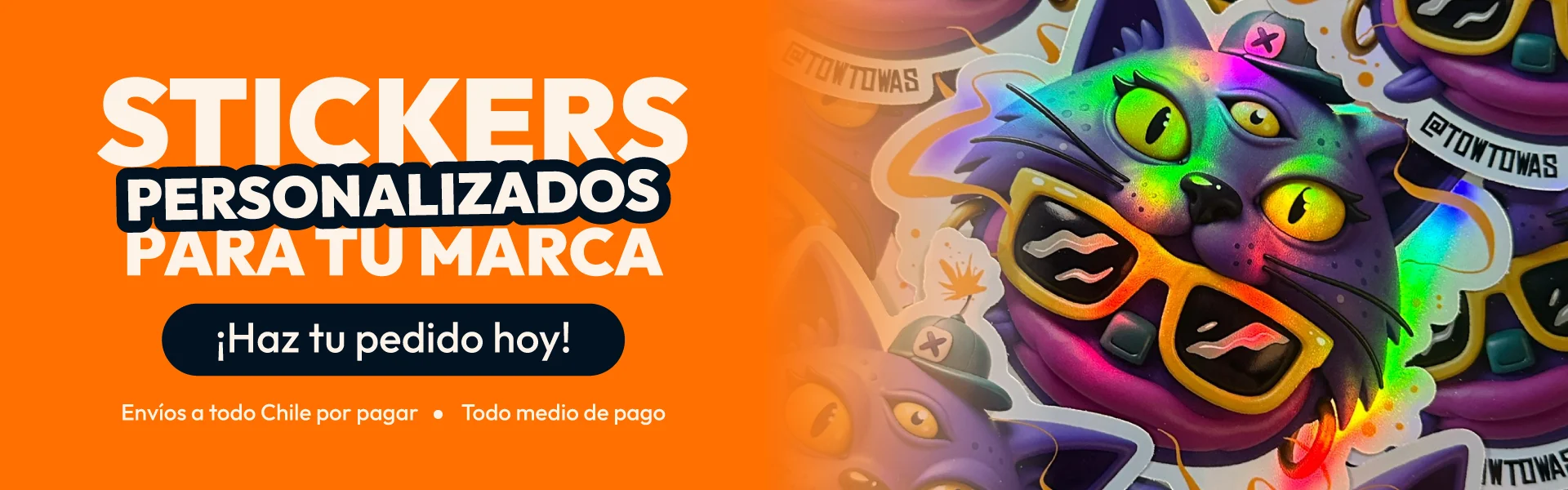 Stickers personalizados para marcas y emprendimientos en Chile - Sticker Seller